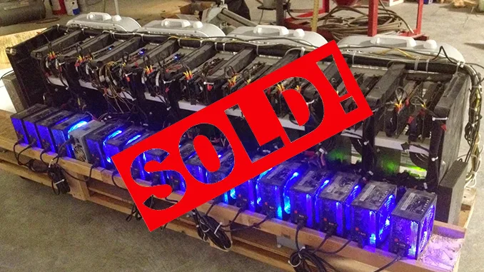 Bitcoin Miner Sell off
