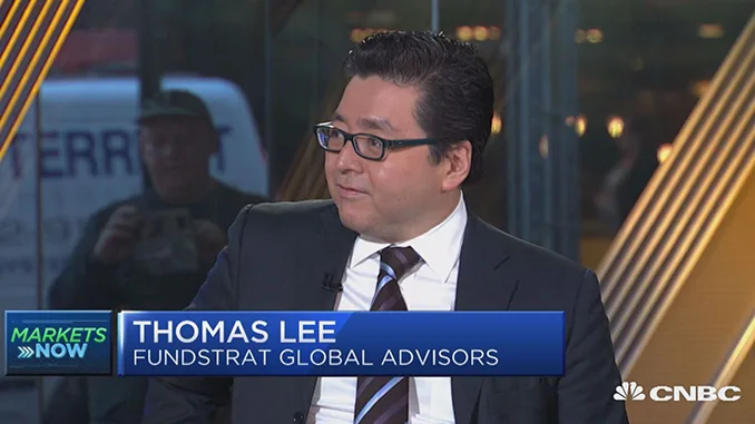 Thomas Lee Fundstrat