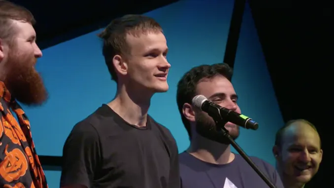 Vitalik Buterin auf der Devcon 4 Konferenz