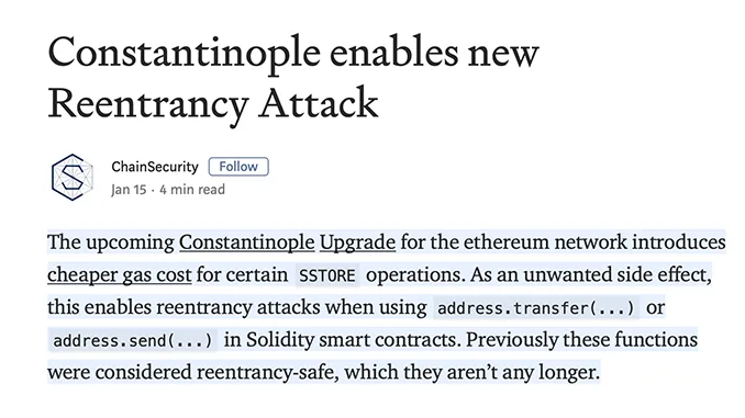 Ethereum Reentrancy Attack