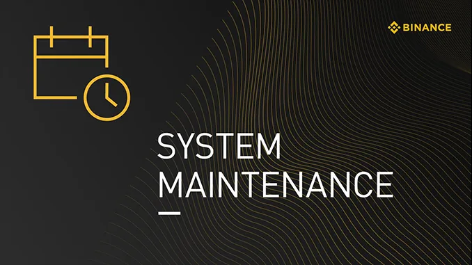Binance Maintenance