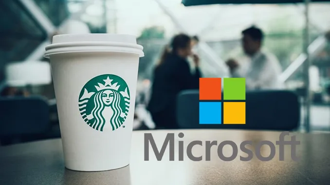 Starbucks Microsoft
