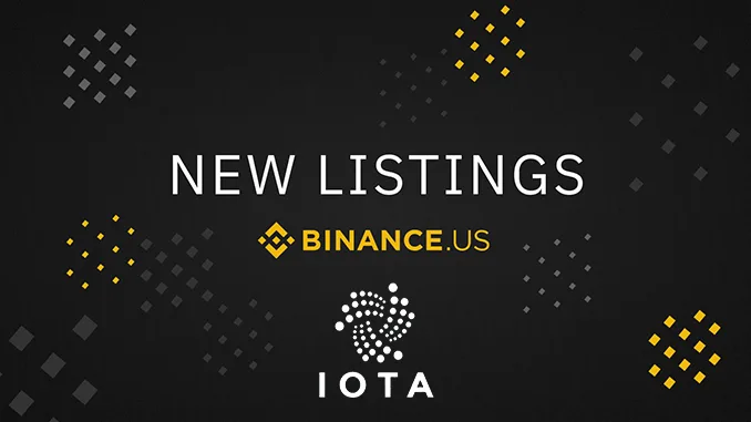 Binance US IOTA