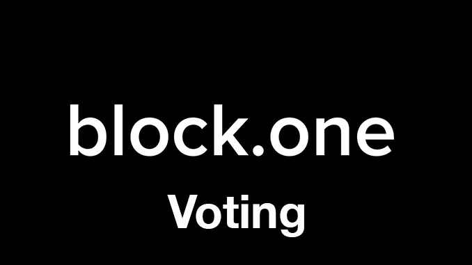 Block one voting