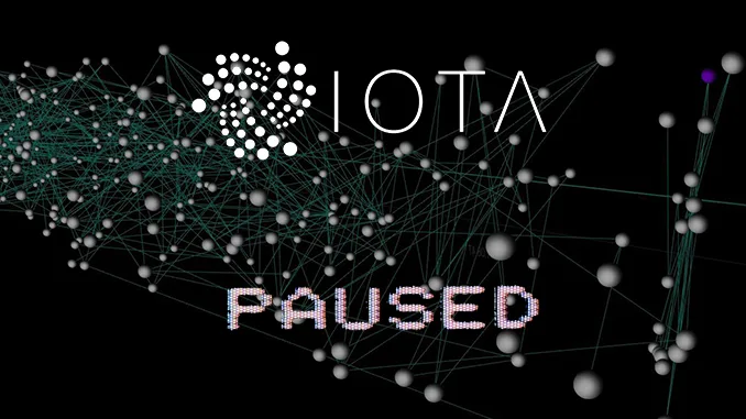 IOTA Tangle Paused