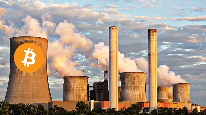 Bitcoin Mining Energiekraftwerk