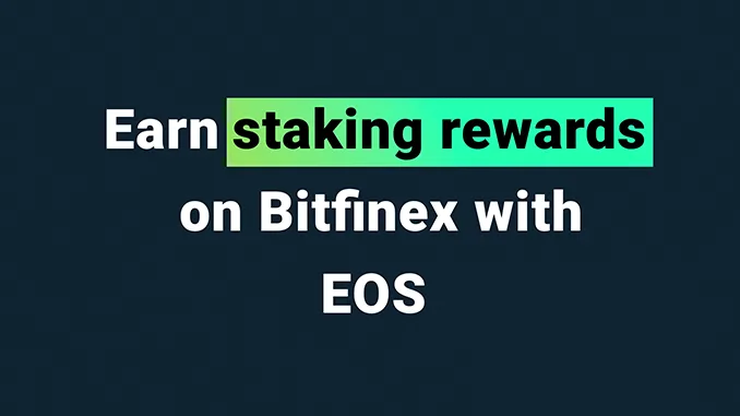 Staking Rewards on Bitfinex