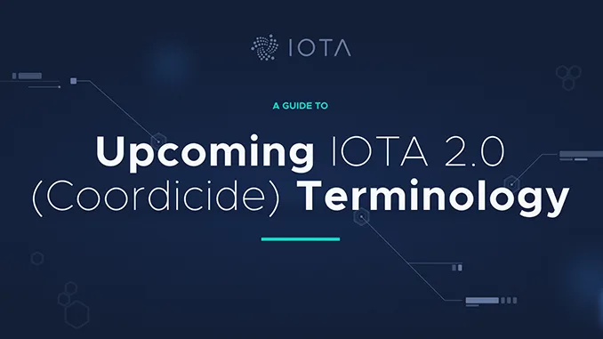 IOTA Terminology