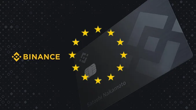 Binance European Flag