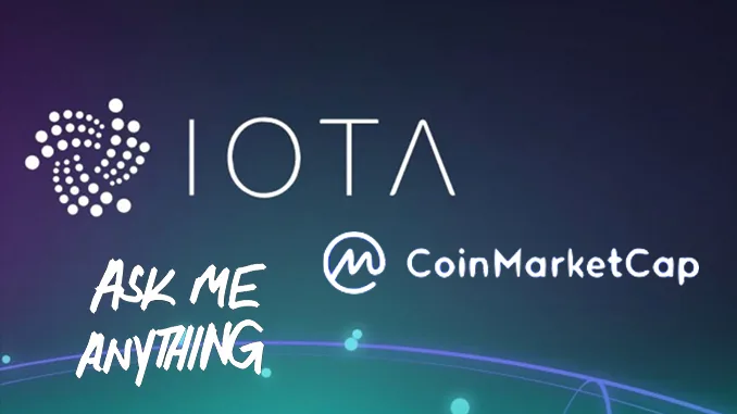 IOTA Coinmarketcap AMA