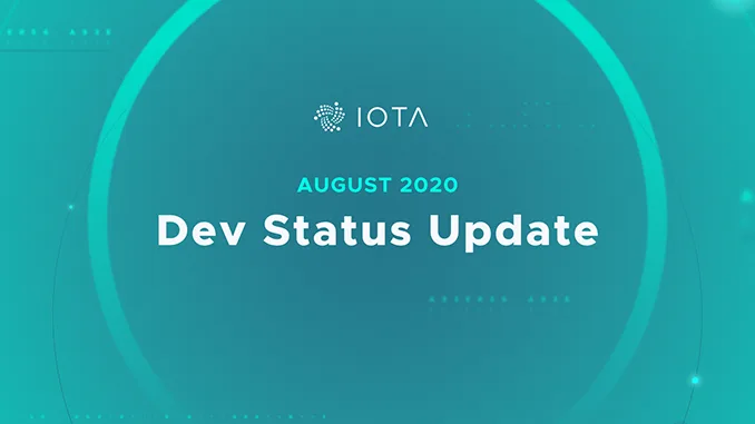 IOTA Update August 2020
