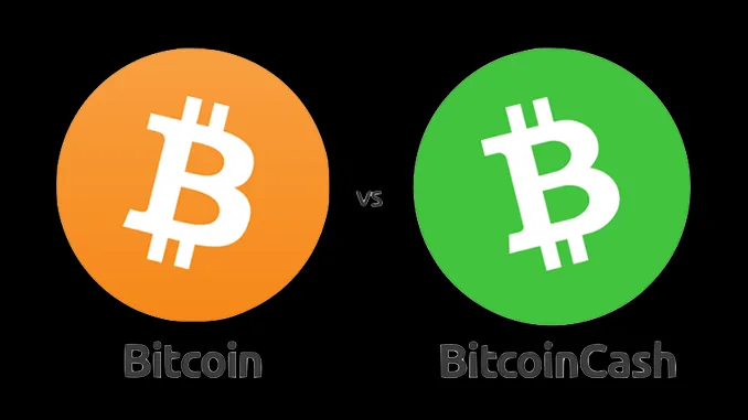 Bitcoin vs Bitcoin Cash