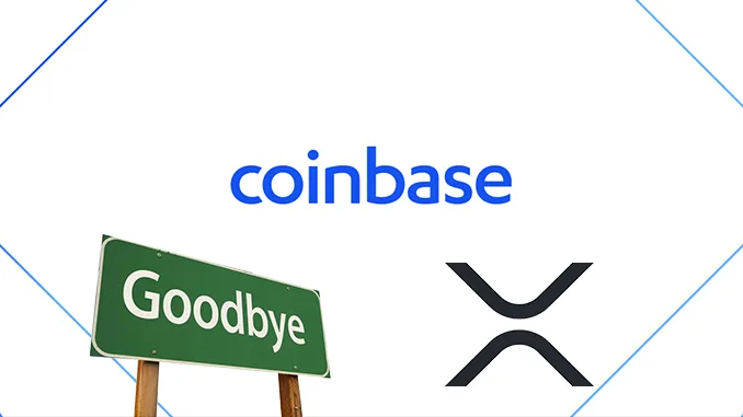 Coinbase goodbye xrp