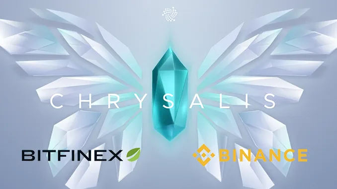 IOTA Binance Bitfinex chrysalis
