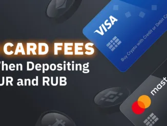 Binance credit card fees