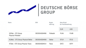 Deutsche Börse Tezos