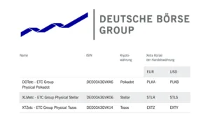Deutsche Börse Tezos