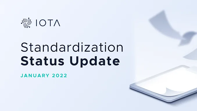 IOTA Standardization Update