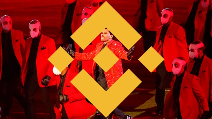 Binance the weeknd