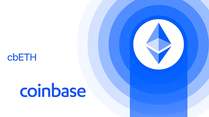 Coinbase führt cbETH für staked Ethereum ein Kopie des Prinzips von