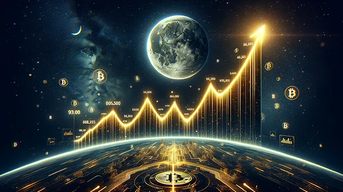 Bitcoin price moon