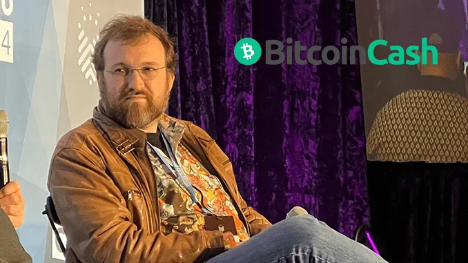 charles hoskinson bitcoin cash