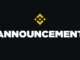 Binance Announcement