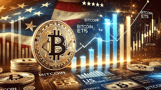 Bitcoin-ETFs-auf-Rekordjagd-zur-US-Wahl-wird-mit-BTC-spekuliert