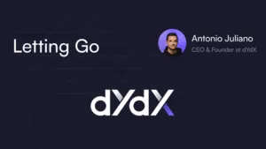 dydx Letting go