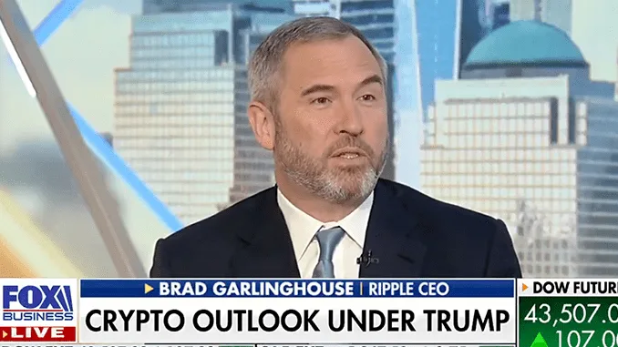 Ripple Brad Garlinghouse