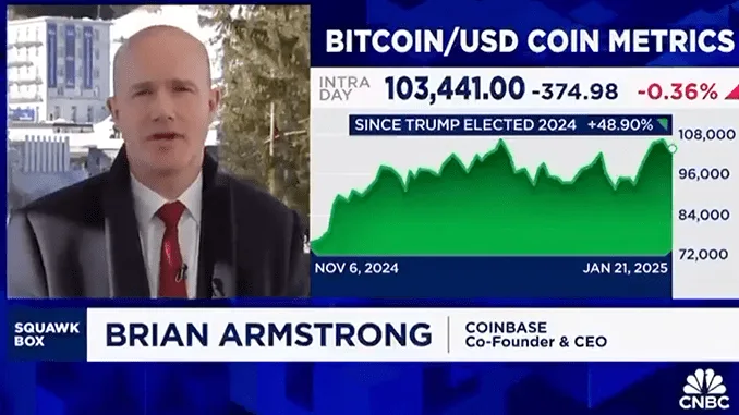 Coinbase Brian Armstrong