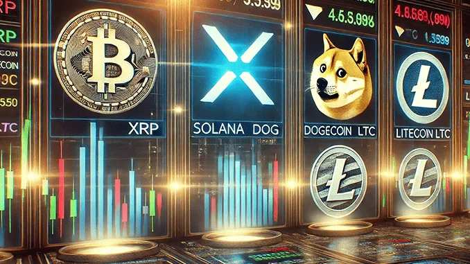 Solana Dogecoin Litecoin