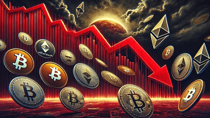 Bitcoin price down