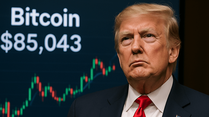 Bitcoin-bei-85-000-US-Dollar-Markt-in-Wartestellung-w-hrend-Trump-Druck-auf-Fed-Chef-Powell-erh-ht