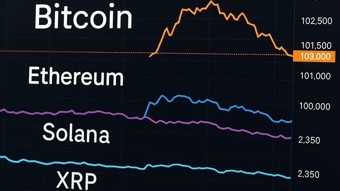 BTC ETH SOL XRP
