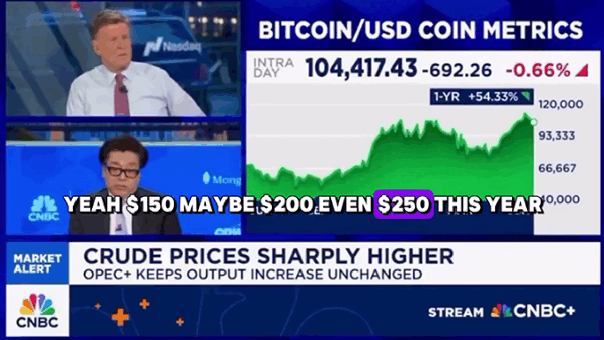 Fundstrat-Analyst Tom Lee hebt Bitcoin-Prognose für 2025 auf 250.000 Dollar  an – und sieht langfristig sogar 3 Millionen – Block-Builders.de