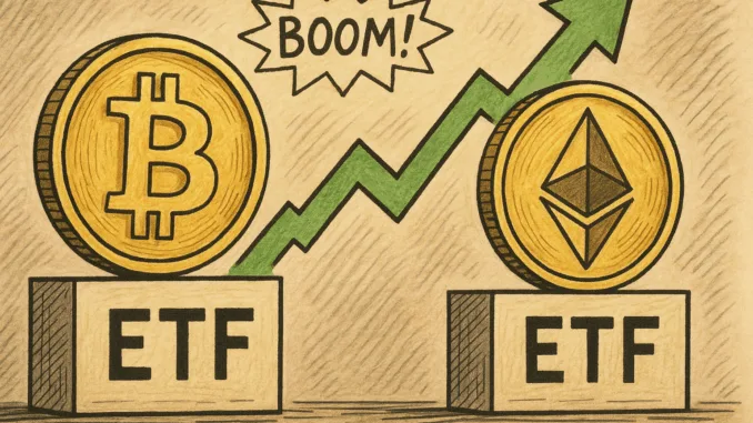 Bitcoin-Ethereum-ETFs-Boom