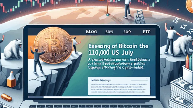 Bitcoin nähert sich 110.000 US-Dollar: Volatiler Juli erwartet