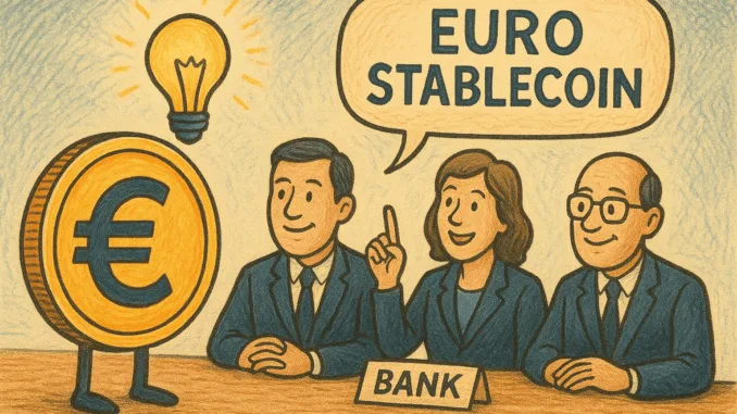 Euro-Stablecoin-Großbanken