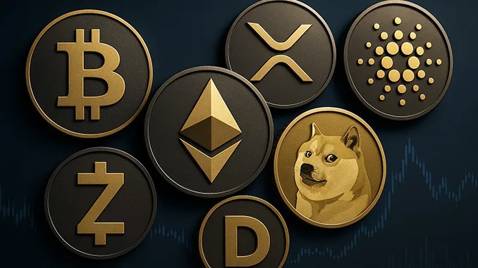 BTC Doge ADA