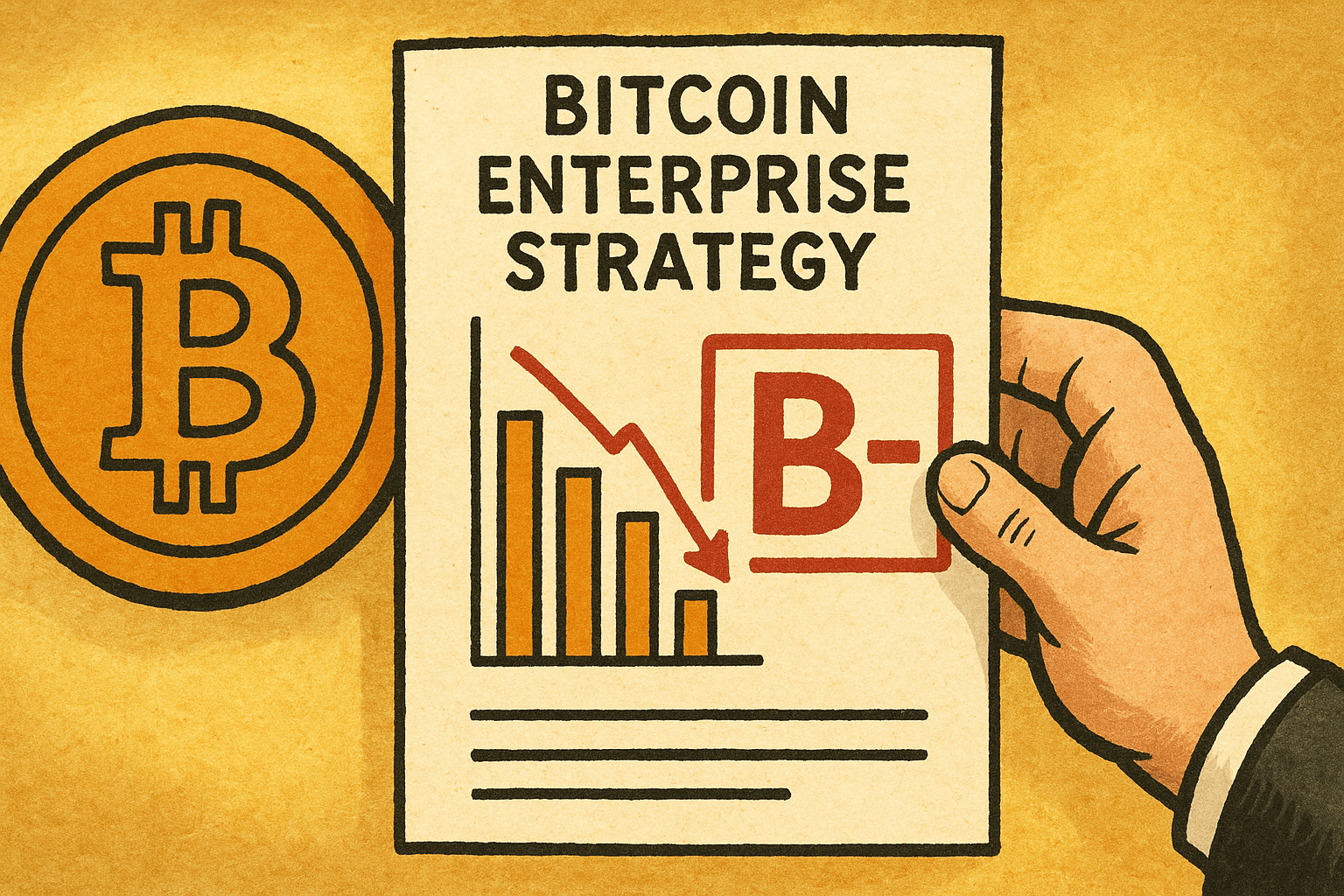 Strategy: Bitcoin Unternehmen erhält Rating – „B-“ wenig schmeichelhaft –  Block-Builders.de