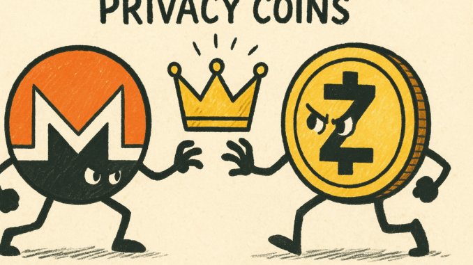 Zcash-Monero-Privacy-Coins