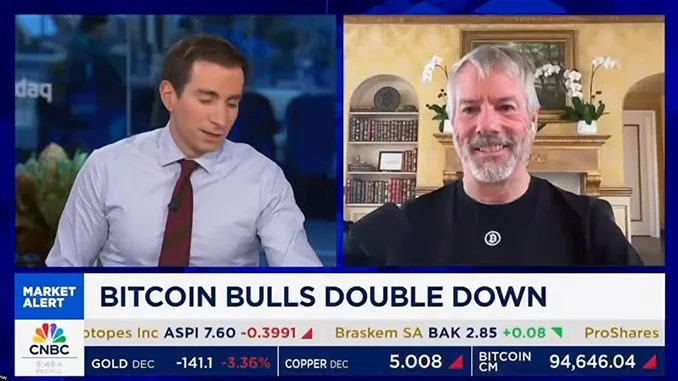 CNBC Michael Saylor