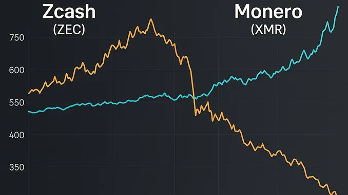 Zcash Monero
