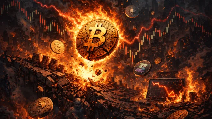 Bitcoin-Kryptomarkt-Crash