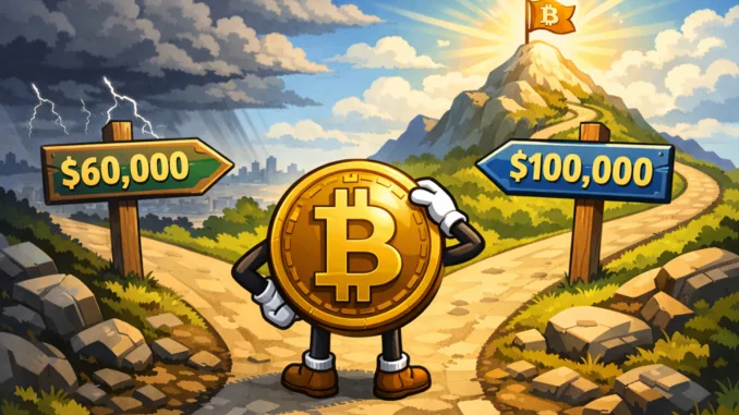 Bitcoin-Scheideweg