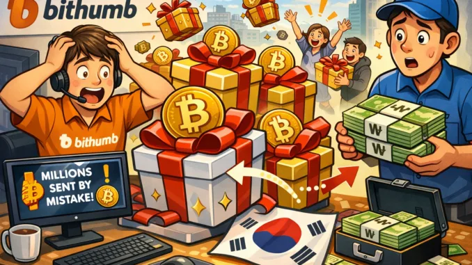 Bithumb-Bitcoin-Won-Verwechslung
