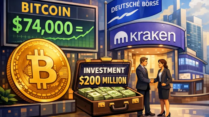 Bitcoin-74000-Deutsche-Börse-Kraken