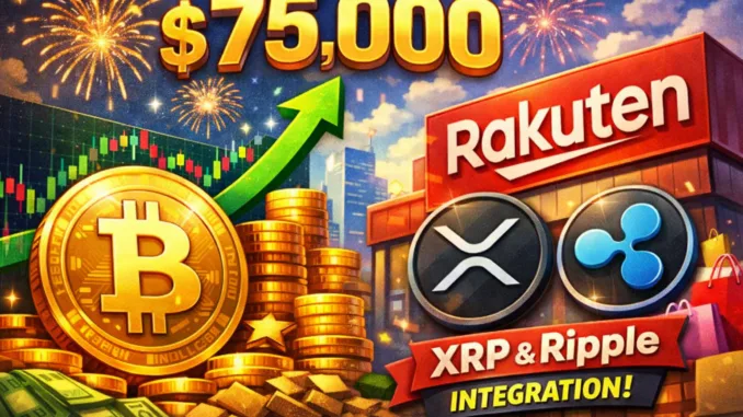 Bitcoin-75000-XRP-Ripple-Rakuten