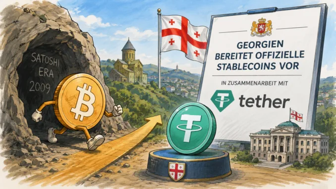 Bitcoin-Satoshi-Georgien-Tether-Stablecoin